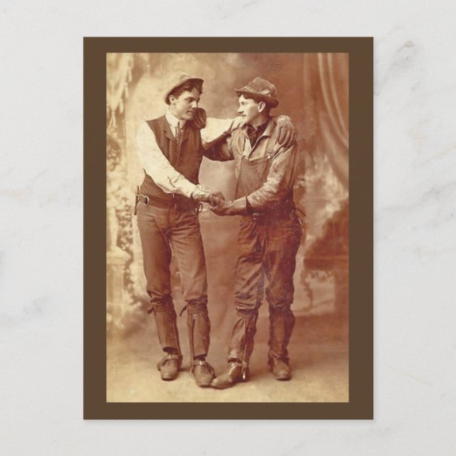 Miners in Love Postcard (Front)