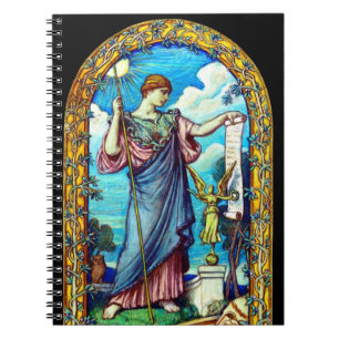 Minerva Mosaic Design 1896 Notebook