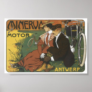 Minerva Motor Antwerp Poster