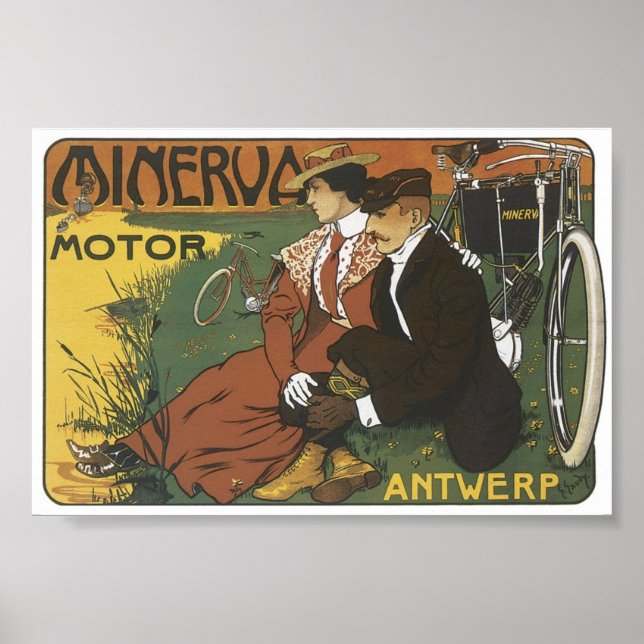 Minerva Motor Antwerp Poster (Front)