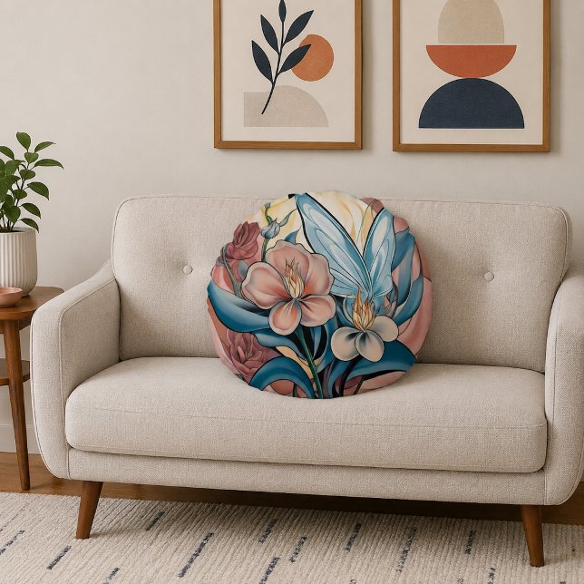 Minerva Round Cushion (Minerva Round Pillow
)