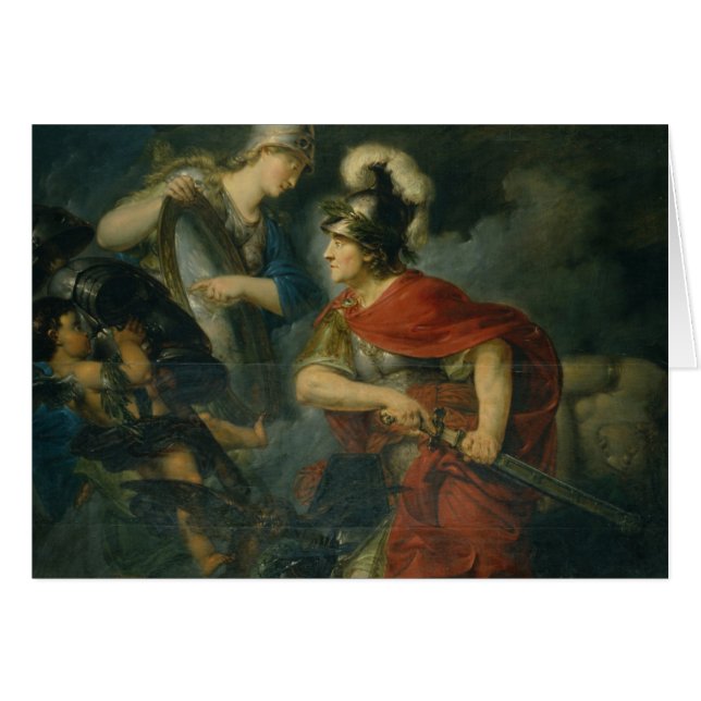 Minerva Showing her Envy in the Polished Shield (Front Horizontal)