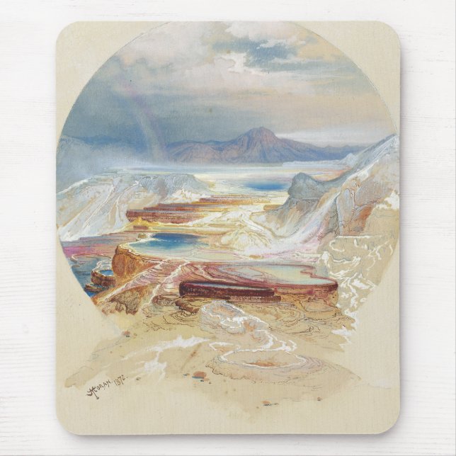 Minerva Terrace, Moran, 1872 Mouse Mat (Front)