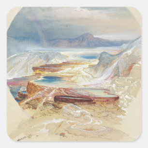 Minerva Terrace, Moran, 1872 Square Sticker