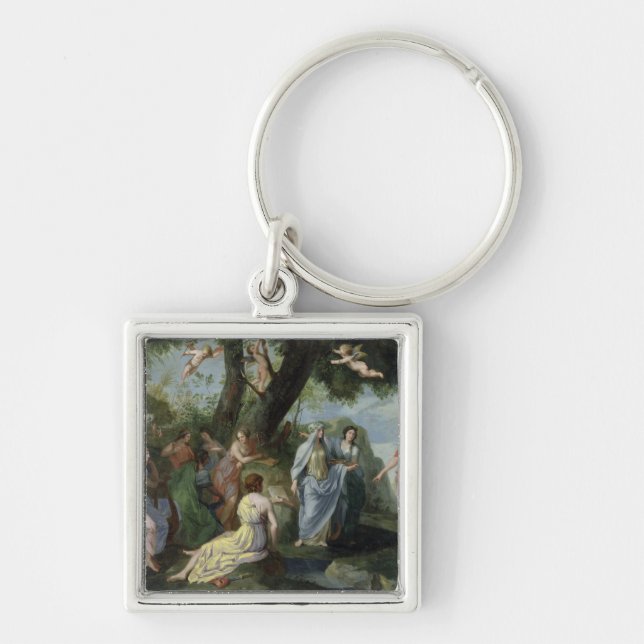 Minerva with the Muses Key Ring (Front)