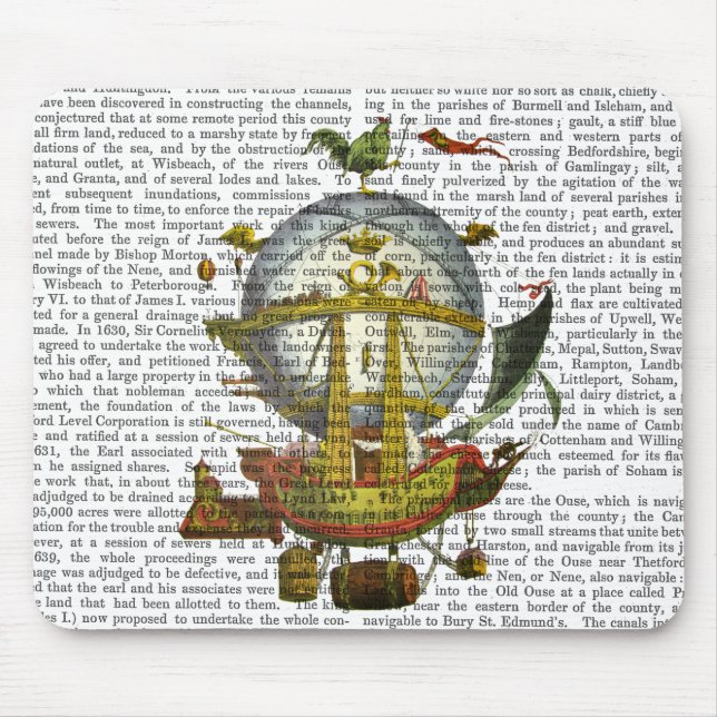 Minerve Hot Air Balloon Mouse Mat (Front)