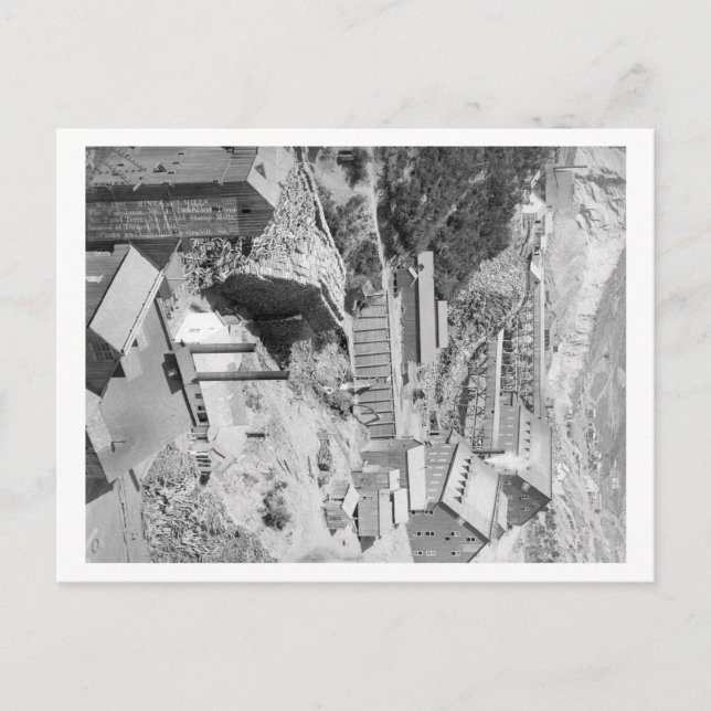 Mines and Mills in Terraville Photograph Postcard (Front)