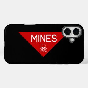 MINES SIGN   SIGNAGE   SYMBOL iPhone 16 PLUS CASE