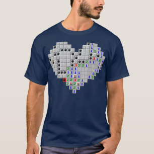 Minesweeper Heart Valentine's Day T-Shirt