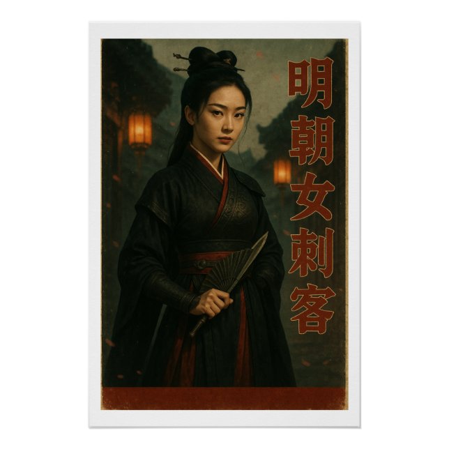 Ming Dynasty Assassin Retro Art Poster (Front)