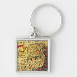 Ming Empire, ChinaPanoramic MapChina Key Ring
