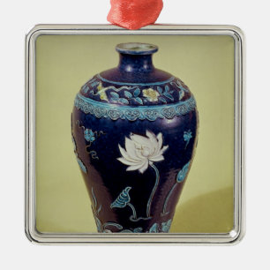 Ming vase with three colour decoration