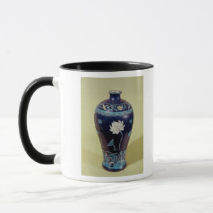 Ming vase with three colour decoration mug