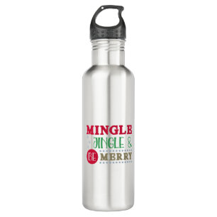 Mingle jingle be merry 710 ml water bottle