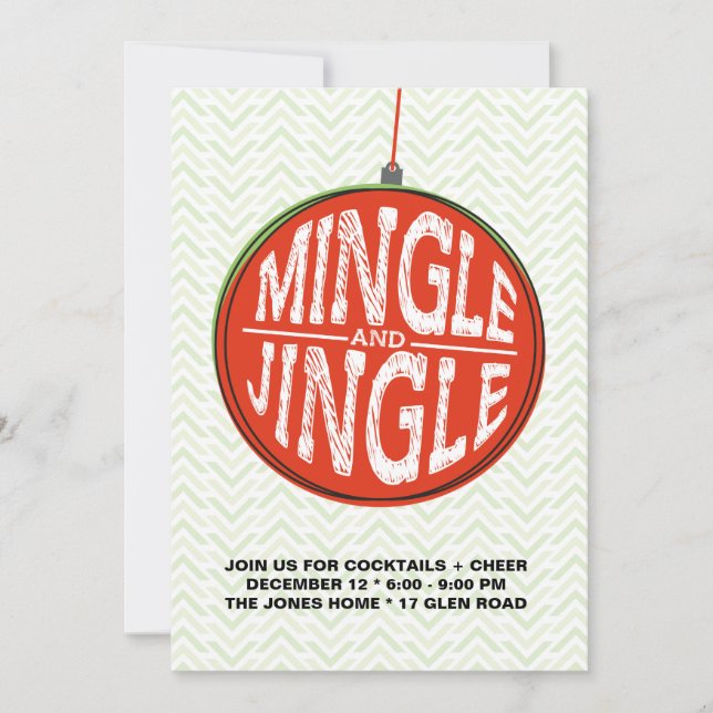 Mingle + Jingle Invitation (Front)