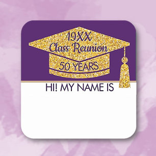 Mingle!  Wear this class reunion name tag