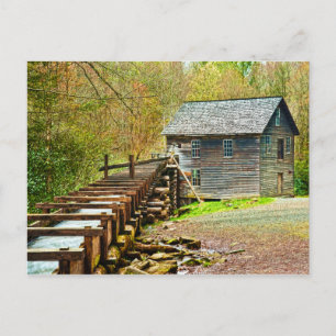 Mingus Mill, Great Smoky Mountains Postcard