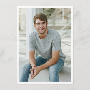 MINI 3.5" X 2.5" Photo Graduation Invitations