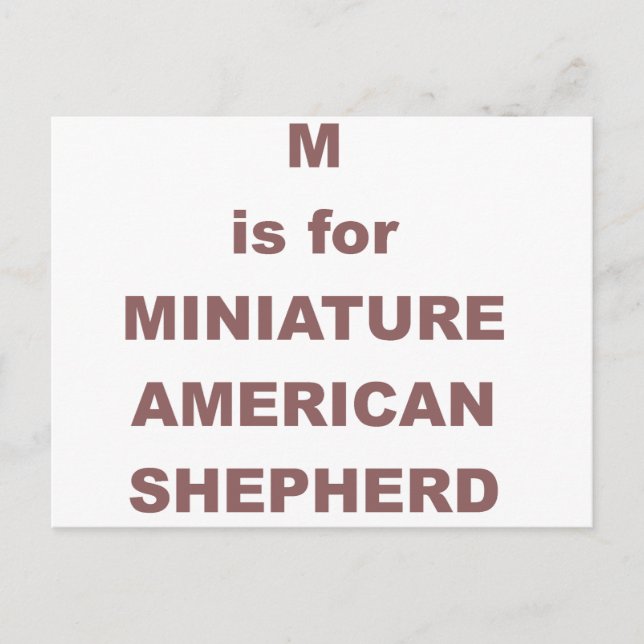 mini am aussie.png postcard (Front)
