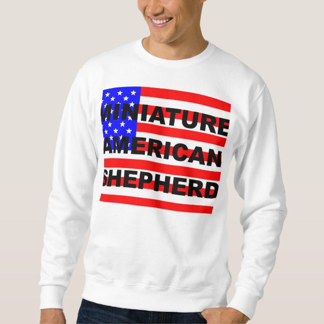 mini am aussie usa-flag sweatshirt (Front)