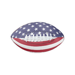 Mini American Football with stars and stripes