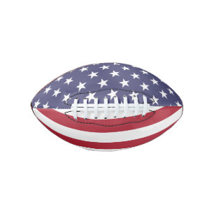 Mini American Football with stars and stripes