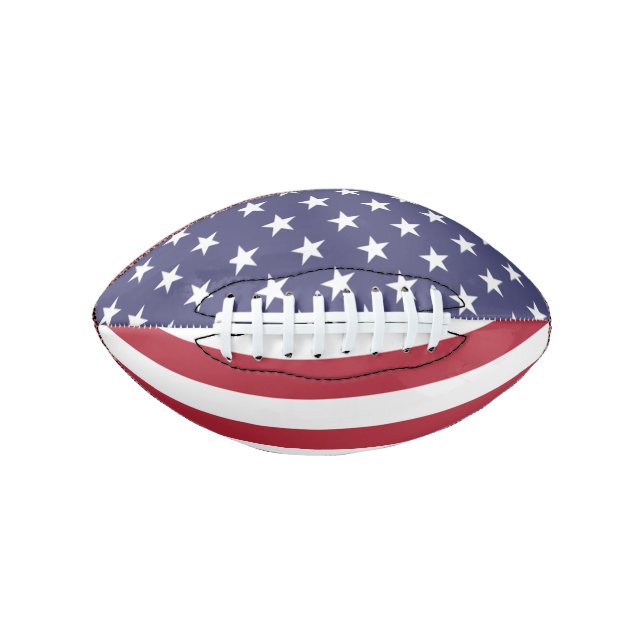 Mini American Football with stars and stripes (Front)