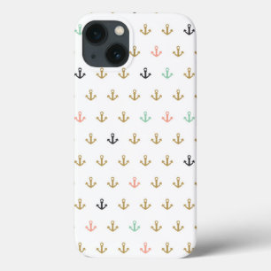 Mini Anchor Pattern iPhone 13 Case