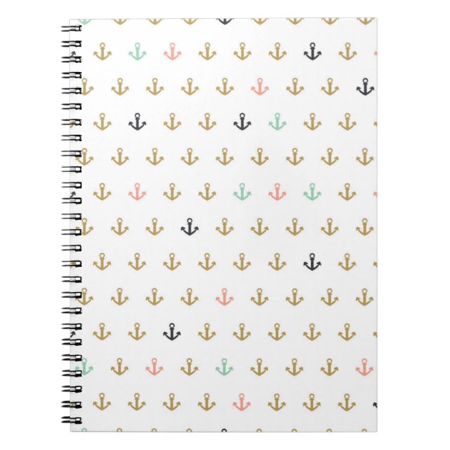 Mini Anchor Pattern Notebook (Front)