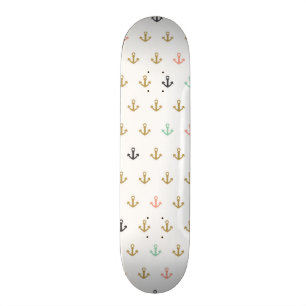 Mini Anchor Pattern Skateboard