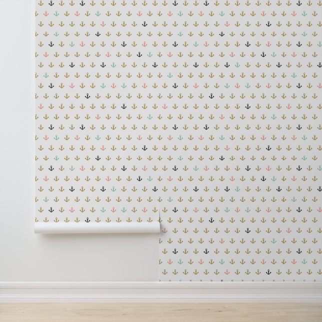 Mini Anchor Pattern Wallpaper (Application)