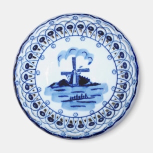 Mini Art Delft Plate Magnet