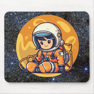 Mini Astronaut Adventures Mouse Mat