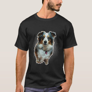 Mini Aussie Australian Shepherd Cute Dog T-Shirt
