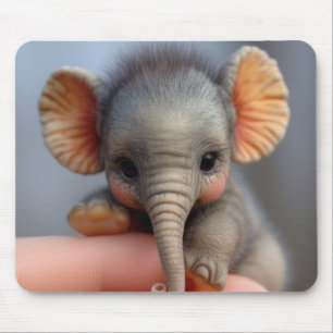 Mini baby elephant mouse mat