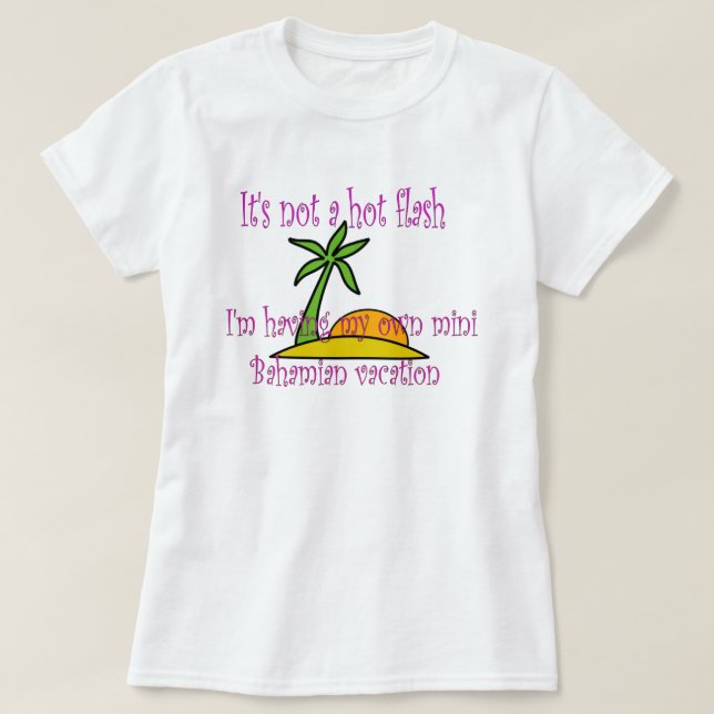 Mini Bahamian vacation T-Shirt (Design Front)
