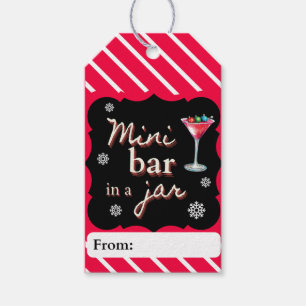 Mini Bar in a Jar Gift Tag