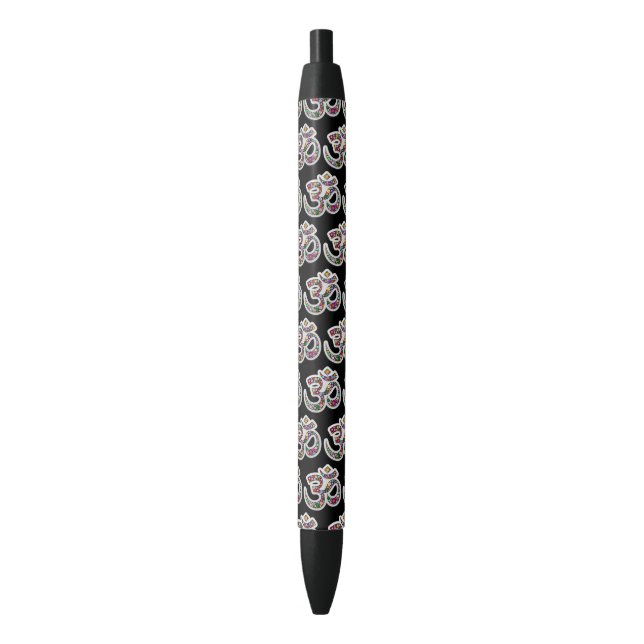 Mini Basketball Hoop Black Ink Pen (Front Vertical)