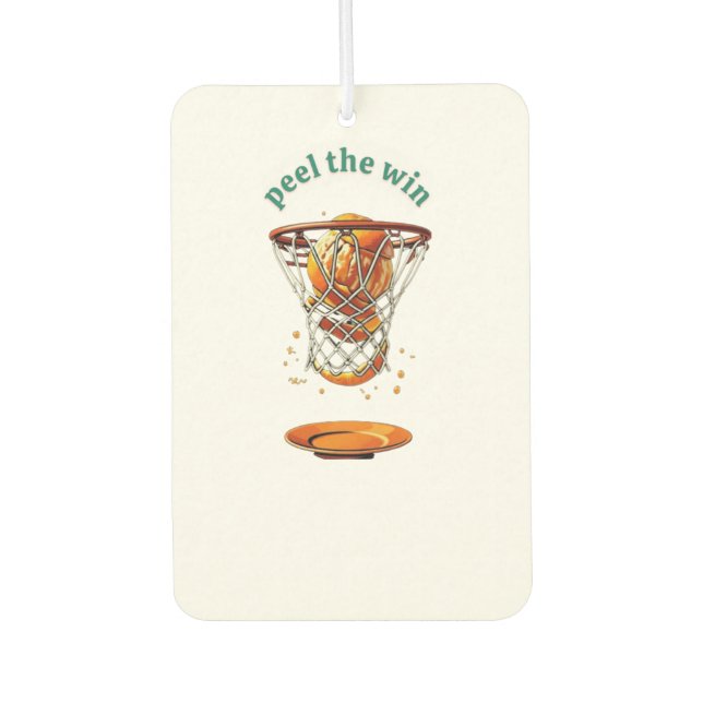 Mini Basketball Hoop Car Air Freshener (Front)