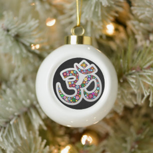 Mini Basketball Hoop Ceramic Ball Christmas Ornament