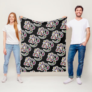 Mini Basketball Hoop Fleece Blanket
