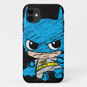 Mini Batman Sketch iPhone 11 Case