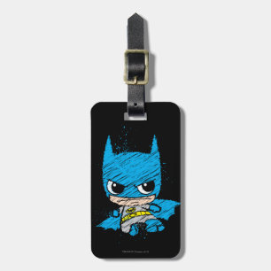 Mini Batman Sketch Luggage Tag