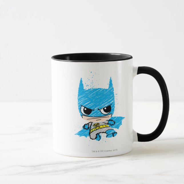 Mini Batman Sketch Mug (Right)