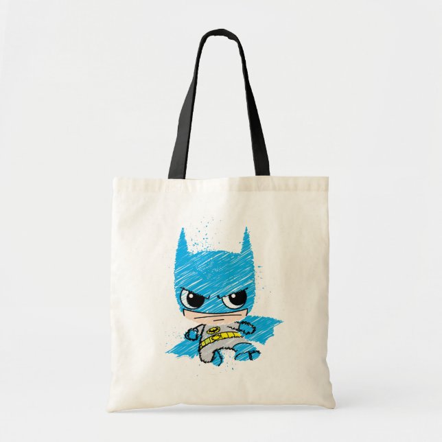 Mini Batman Sketch Tote Bag (Front)