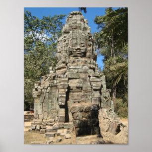 Mini Bayon ... Ta Prohm, Angkor Wat, Cambodia Poster