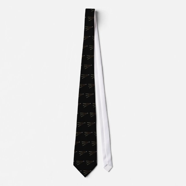 Mini Billiard Cues Tie (Front)