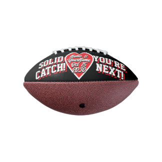 MINI - Black Red White - Alternative Garter Toss American Football