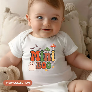 Mini Boo Halloween Mummy and Me Matching Baby Bodysuit