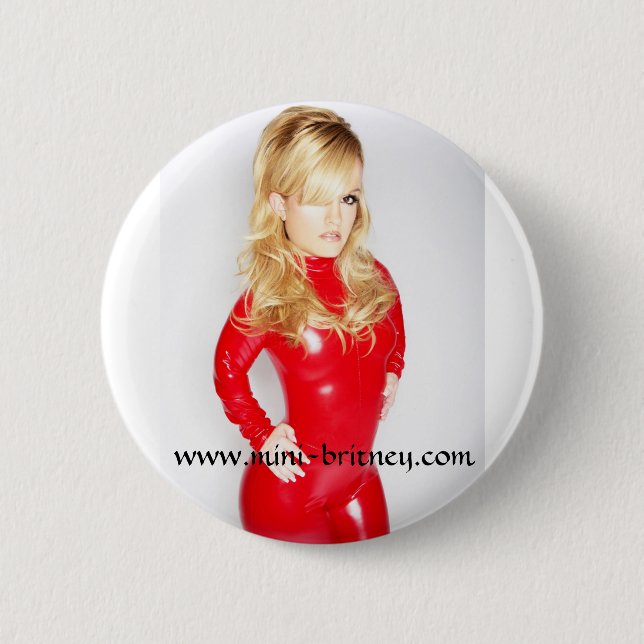 Mini-Britney Flair 6 Cm Round Badge (Front)